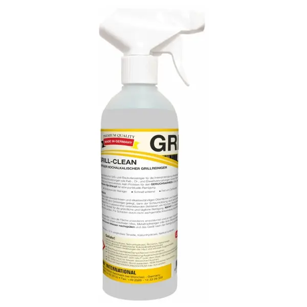 ARCORA GRILL-CLEAN gebrauchsfertiger, hochalkalischer Grillreiniger 500 ml Flasche