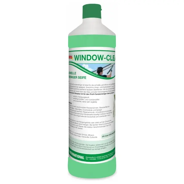 ARCORA WINDOW-CLEAN Professionelle Fensterreiniger Seife, 1 l Flasche 1 Karton = 12 Flaschen