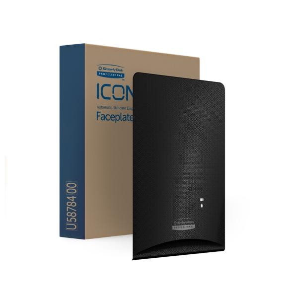 Kimberly-Clark Professional Icon Blende für Handseifenspender Design schwarz Mosaik