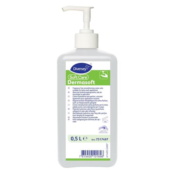 Diversey Soft Care Dermasoft  rückfettende Hautpflegecreme 500 ml Flasche
