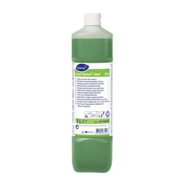 Diversey Good Sense Vert O3a Allzweckreiniger mit Apfelduft 1 l Flasche