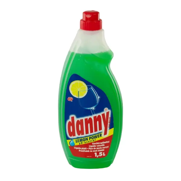 Rösch danny lemon Handspülmittel Geschirrspülmittel mit Zitrusduft 1,5 l Flasche