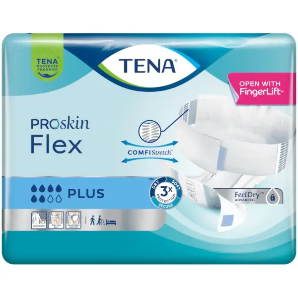 TENA ProSkin Flex Plus Gr. M Inkontinenzhosen mit Hüftgürtel 1 Beutel = 30 Stück