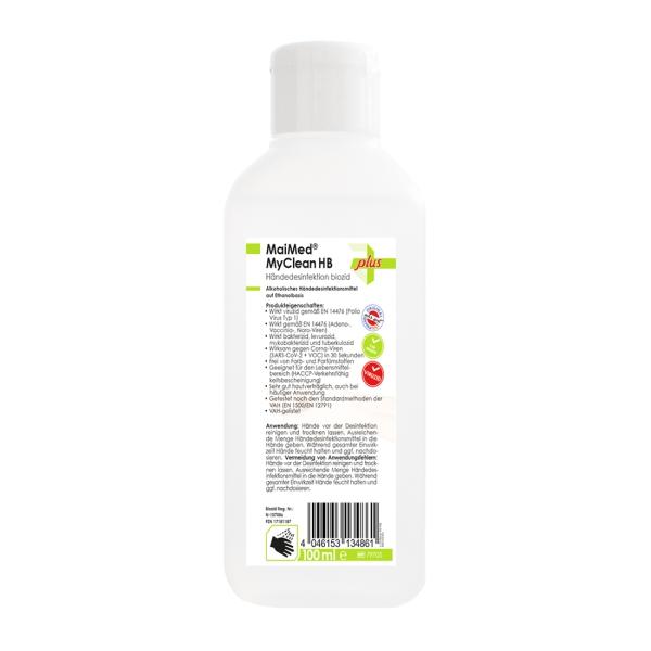 MaiMed MyClean HB Händedesinfektion gebrauchsfertige Lösung 100 ml Flasche