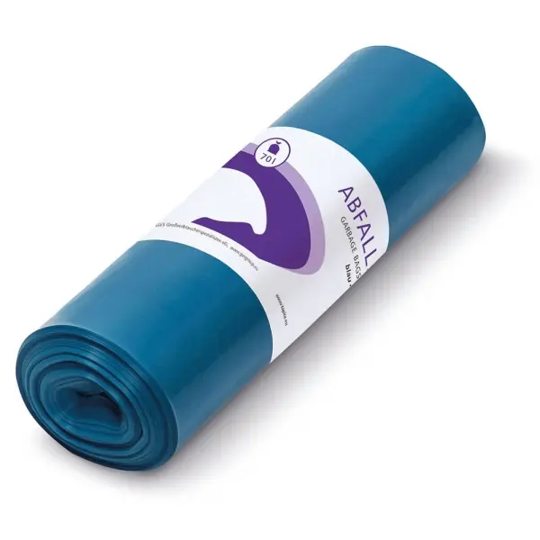tapira Abfallsack TOP 70 l, 50 my, blau 575 x 1000 mm, LDPE 1 Rolle = 25 Stück