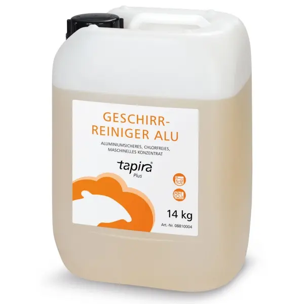 tapira Plus Geschirrreiniger ALU aluminiumsicheres, chlorfreies Konzentrat 14 kg Kanister