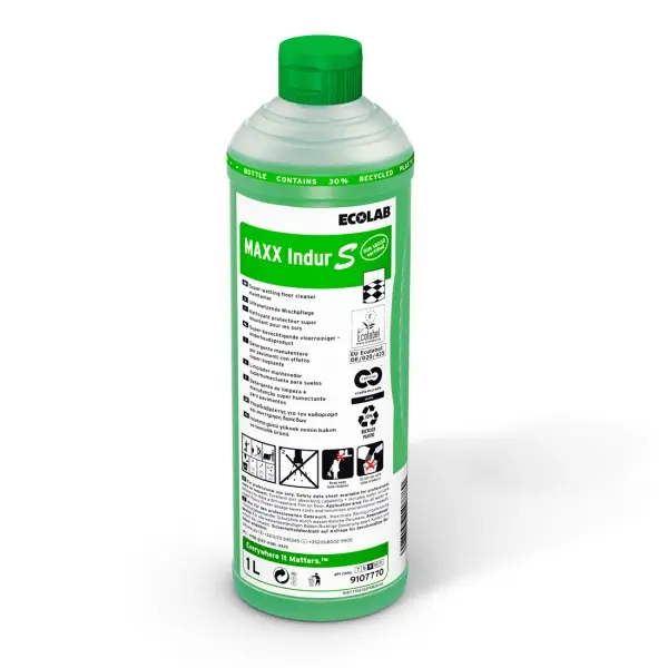 ECOLAB MAXX Indur S ultranetzende Wischpflege 1 l Flasche