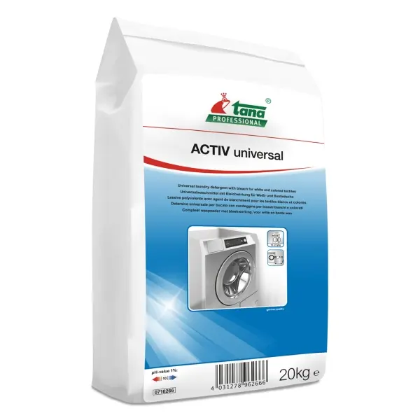 TANA green care ACTIV universal Universalwaschmittel mit Bleichwirkung für Weiß- und Buntwäsche 20 kg Sack