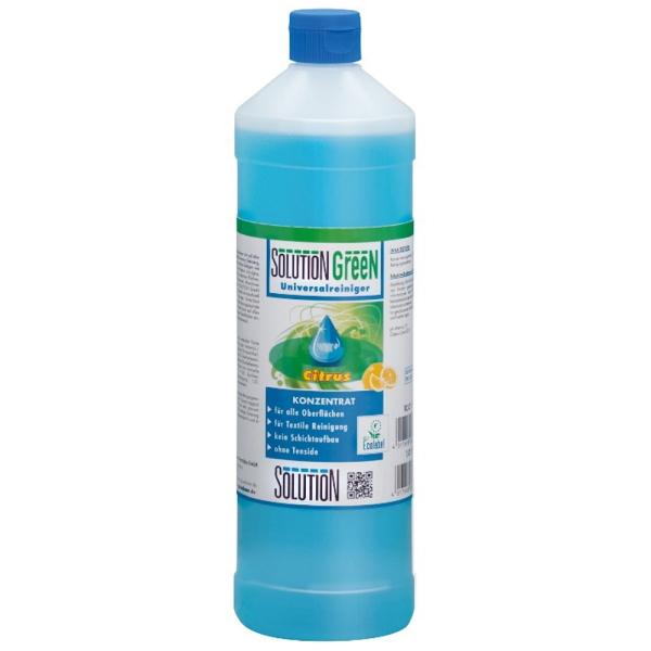 SOLUTION GreeN Univeralreiniger für alle abwaschbaren Oberflächen 1 l Flasche