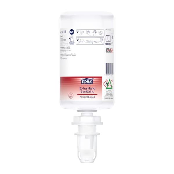 TORK Händedesinfektion mit Alkohol für S4-System 1 l Kartusche