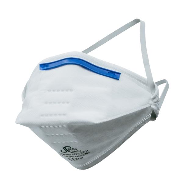 SolidSafety FFP3-Atemschutzmaske unsteril weiß 1 Box = 20 Stück