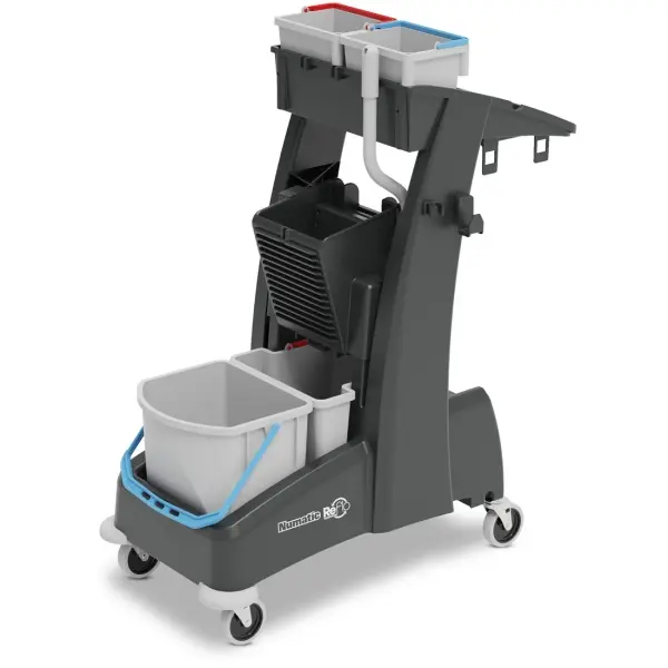 NUMATIC Doppelfahreimer MultiMatic MM 3 Reinigungswagen mit Universalpresse 