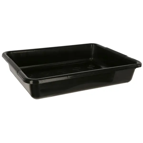 KERBL Stiefeldesinfektionswanne Premium 40 l schwarz 74 x 57 x 14,5 cm mit seitlichen Griffen