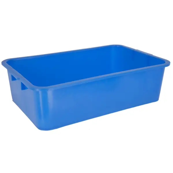 KERBL Universal-Kunststoffwanne mit Griffe 63 x 39 x 17 cm blau 29,5 l