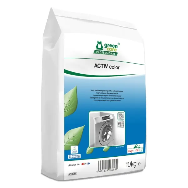 TANA green care ACTIV color Hochleistungs-Buntwaschmittel 10 kg Sack