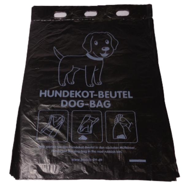 Bild 0 Hundekotbeutel schwarz geblockt  4 l