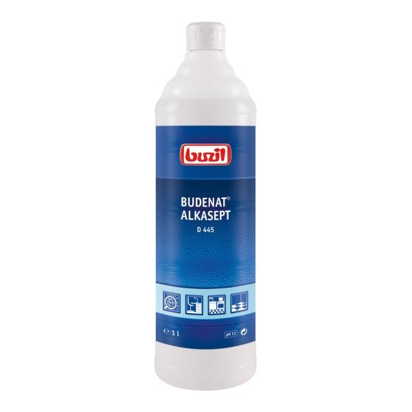 Buzil Budenat® Alkasept D 445 Hochalkalischer Desinfektionsreiniger 1 l Flasche