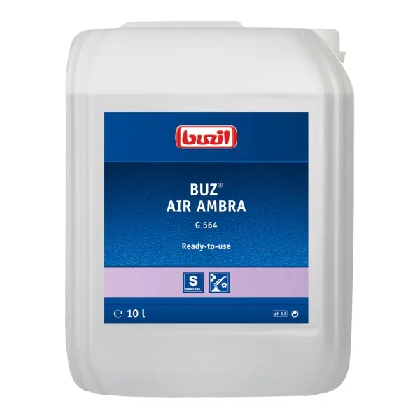 Buzil Buz® Air Ambra G 564 gebrauchsfertiger Raumspray mit Aktiv-Geruchsblocker 10 l Kanister