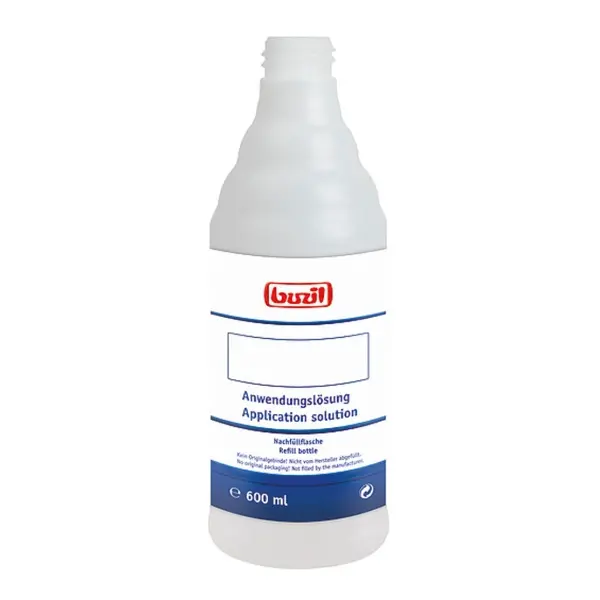 Buzil Leerflasche Anwenderlösung neutral H 308 Volumen 600 ml 