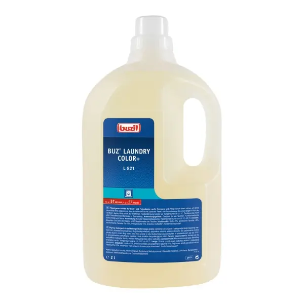 Buzil Buz® Laundry Color+ L 821 Flüssigwaschmittel für Bunt- und Feinwäsche 2 l Flasche