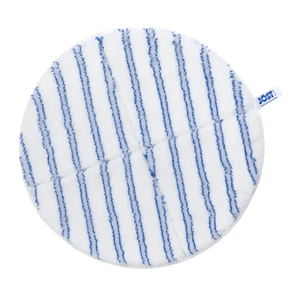 Jöst Mikrofaserpad rund ø 375 mm, weiß/blau 1 Pack = 5 Stück
