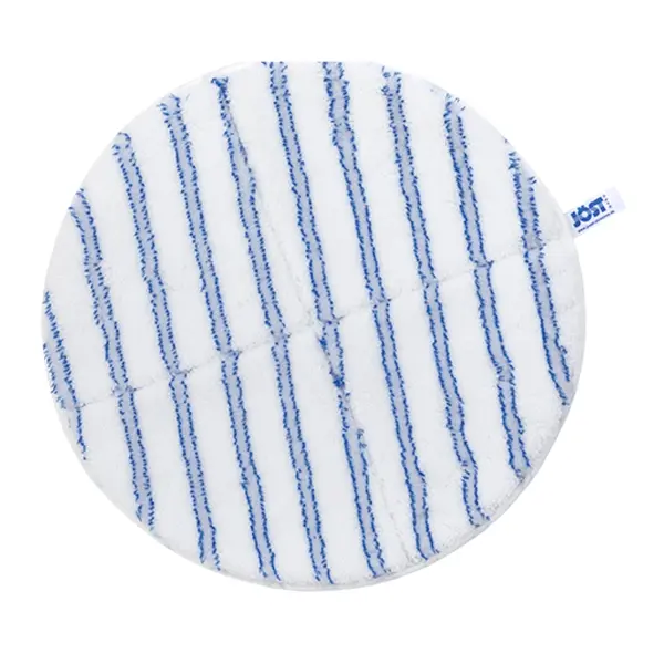 Jöst Mikrofaserpad rund ø 410 mm, weiß/blau 1 Pack = 5 Stück