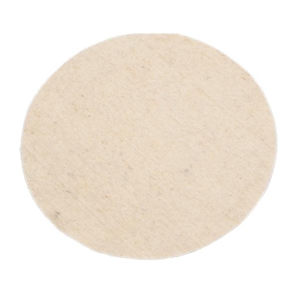 Jöst Schafwollpad rund beige, ø 150 mm 1 Pack = 15 Stück