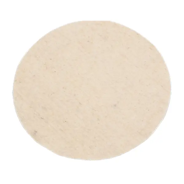 Jöst Schafwollpad rund beige, ø 150 mm 1 Pack = 15 Stück