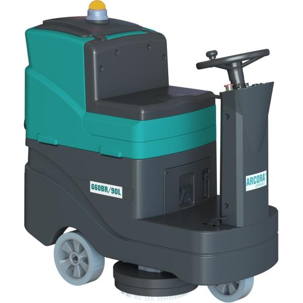 ARCORA Scheuersaugmaschine RO-MAN 660BR/90L Kompakte und robuste Aufsitz-Maschine