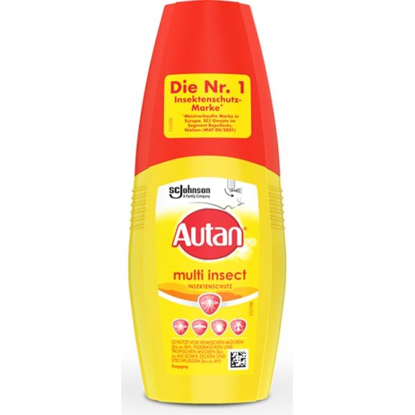 SC Johnson Autan® Multi Insect Schützt sofort gegen 5 häufig vorkommende Insektenarten 100 ml Pumpspray