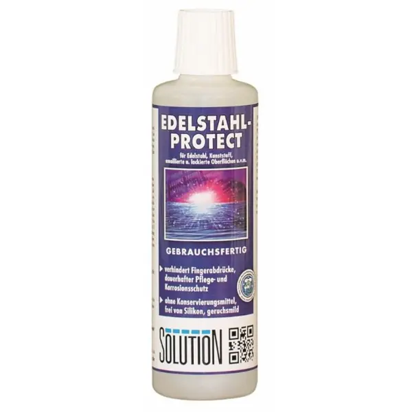SOLUTION Edelstahl Protect vermindert Fingerabdrücke auf empfindlichen Oberflächen 250 ml Flasche