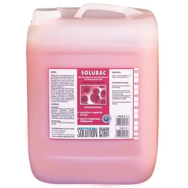 SOLUTION Solubac reinigender Geruchskiller 10 l Kanister