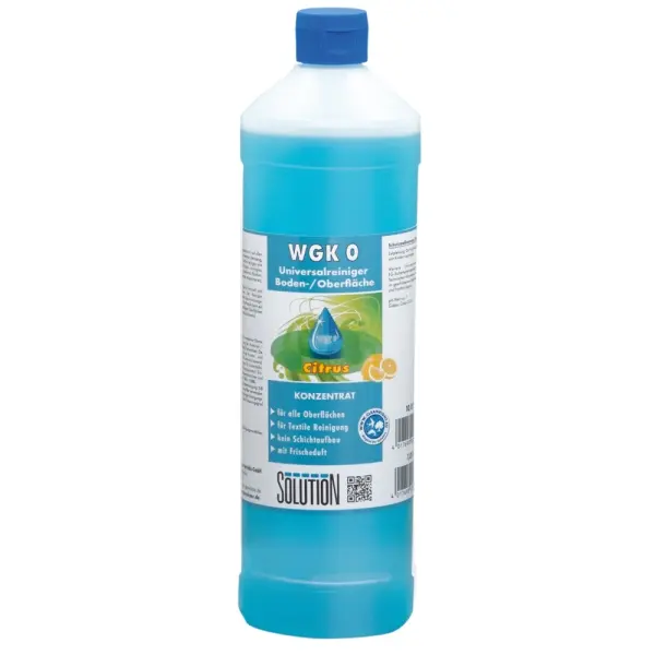 SOLUTION WGK 0 Universalreiniger. Citrus Hochkonzentrat 1 l Flasche