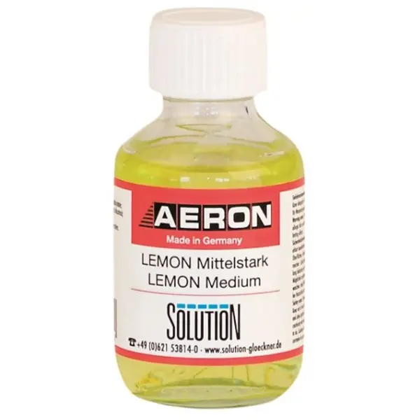 SOLUTION Aeron Duftkonzentrat Lemon (mittelstark) inkl. Verdunstervlies 1 Pack = 4 Flaschen