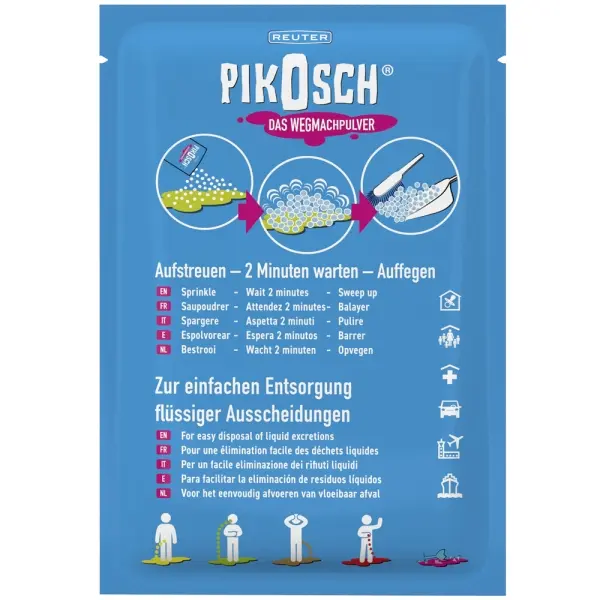 PIKOSCH Pro - Das Wegmachpulver Absorbergranulat 34,5 g Beutel