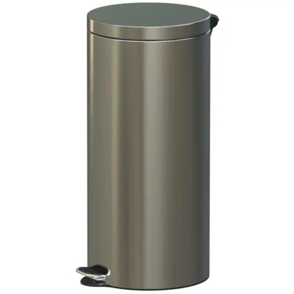 racon® X pedal 2.0 Abfalleimer Edelstahl. gebürstet. mit Innenbehälter aus Kunststoff 30 l