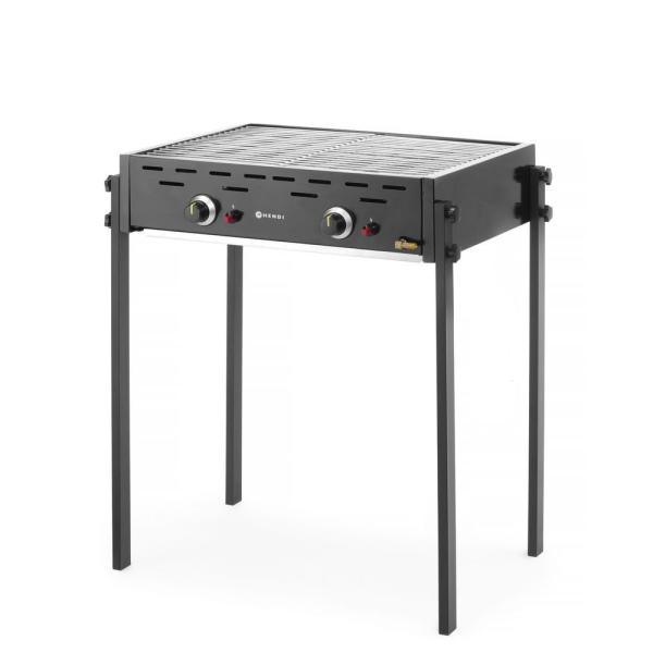 HENDI Gasgrill Roast-Master Pro Schwarz Schwarz 11,6kW 790 x 560 x 900 mm