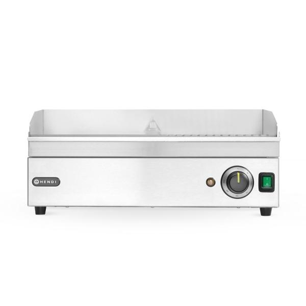 HENDI Grillplatte halb gerillt Kitchen Line 220-240V / 2400W 527 x 404 x 233 mm