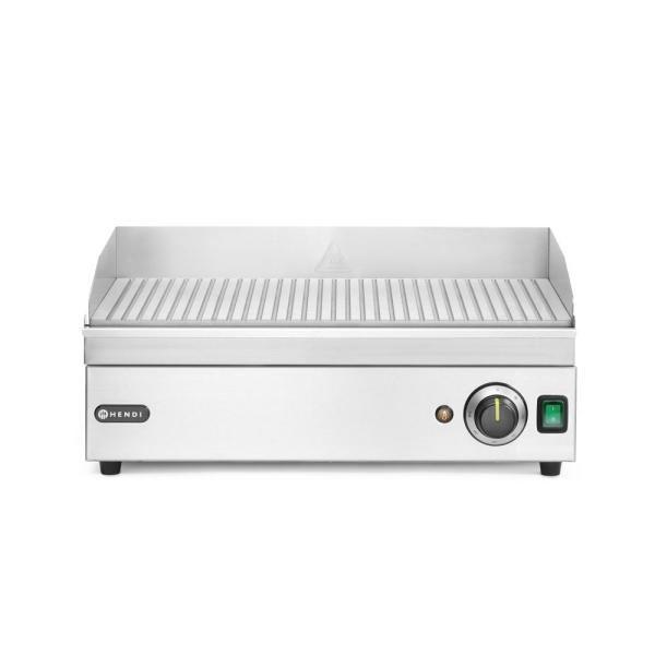 HENDI Grillplatte gerillt Kitchen Line 220-240V / 2400W 527 x 404 x 233 mm