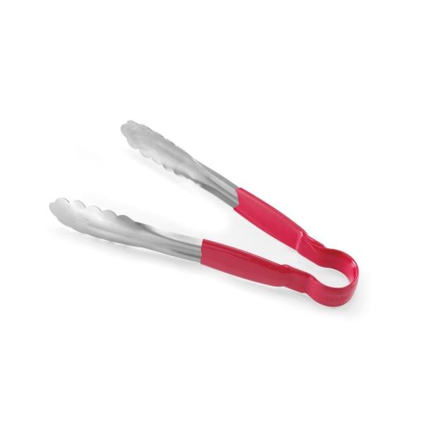 HENDI Servierzange HACCP 250 mm Rot Länge 250 mm