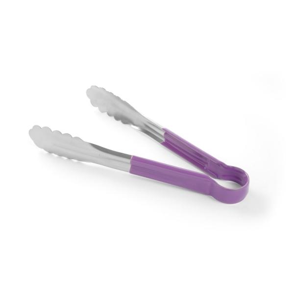 HENDI Servierzange HACCP 250 mm Violett Länge 250 mm