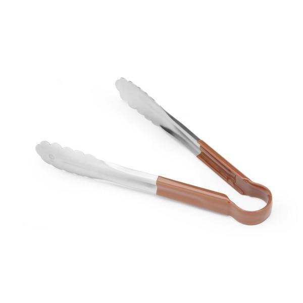 HENDI Servierzange HACCP 250 mm Braun Länge 250 mm