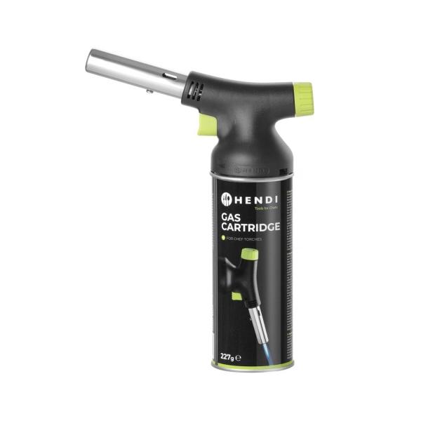 HENDI  Jet Crème-Brûlée-Brenner - Set mit Kartusche 175 x 68 x 260 mm