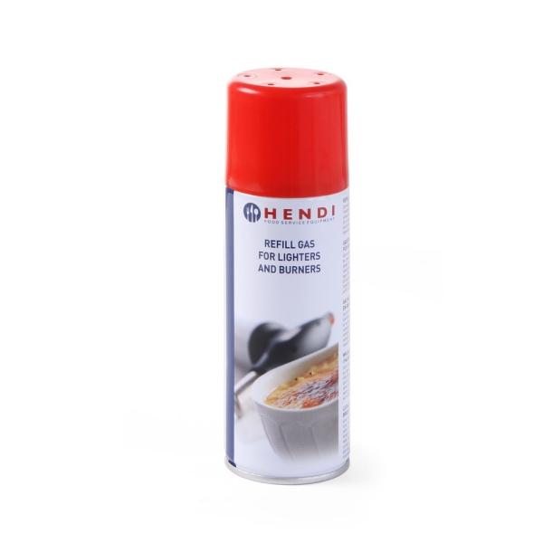 HENDI Feuerzeuggas 200 ml Nachfüllgas für Creme-Brulee Brenner 1 Pack = 4 Stück