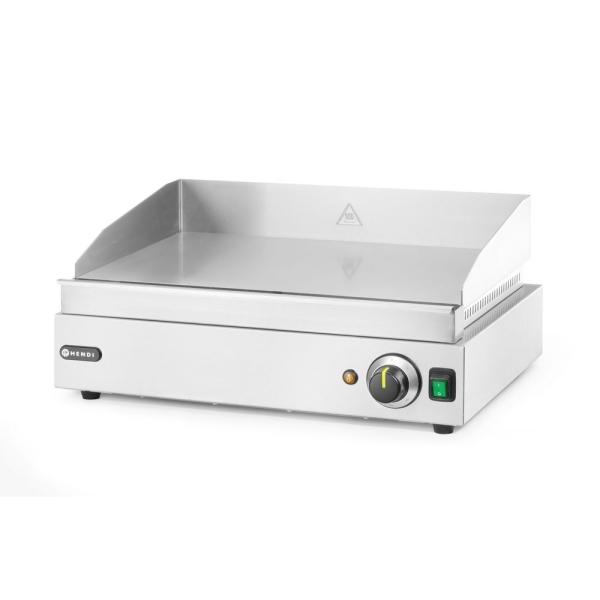 HENDI Grillplatte Profi Line glatte Ausführung 230V / 2400W 550 x 455 x 244 mm