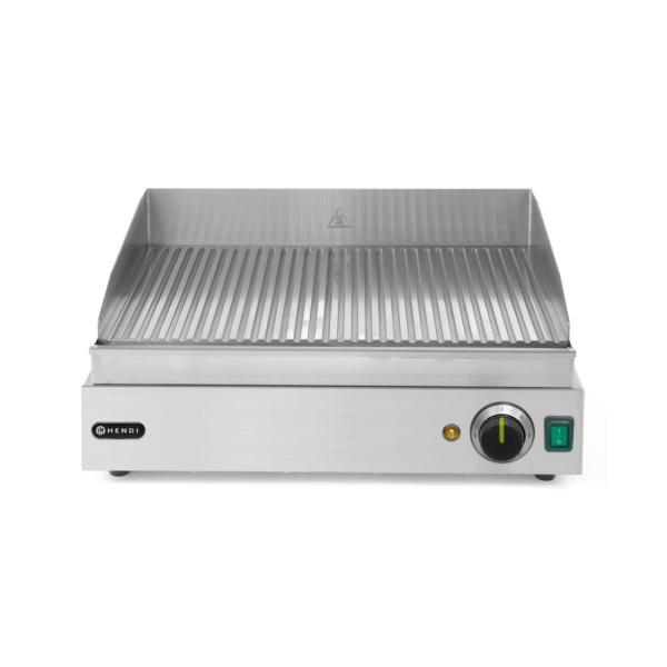 HENDI Grillplatte Profi Line gerillte Ausführung 230V / 2400W 550 x 435 x 245 mm