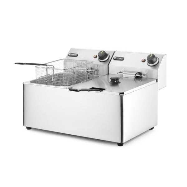 Bild 1 HENDI Fritteuse Kitchen Line - 2 x 8 l, Kitchen Line 16 l, 230V / 7000W