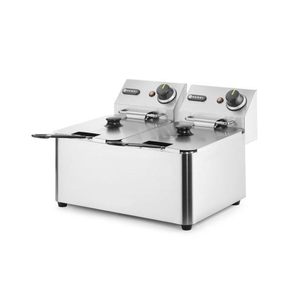 Bild 1 HENDI Friteuse Kitchen Line - 2 x 4 l, Kitchen Line 8 l, 230V / 6000W