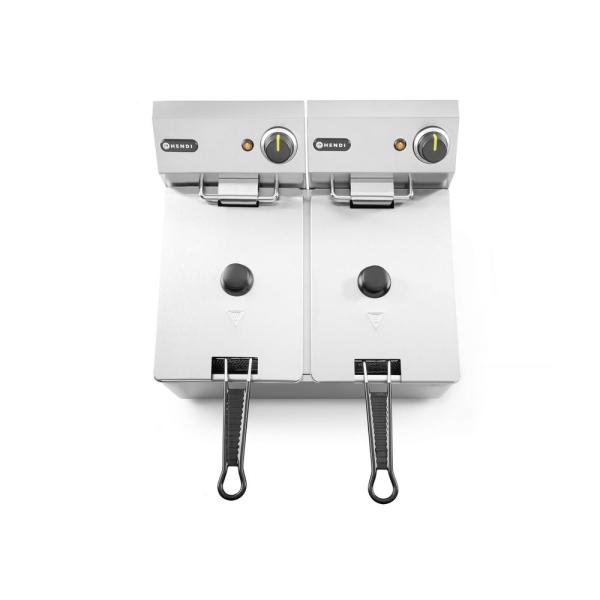 Bild 3 HENDI Friteuse Kitchen Line - 2 x 4 l, Kitchen Line 8 l, 230V / 6000W