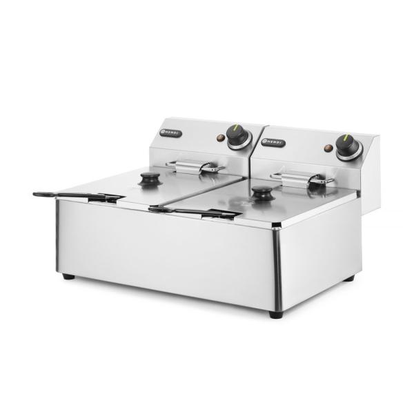 Bild 1 HENDI Friteuse Kitchen Line - 2 x 6 l, Kitchen Line 12 l, 230V / 6600W
